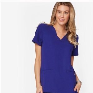 FIGS- XS Royal Blue Scrub Set